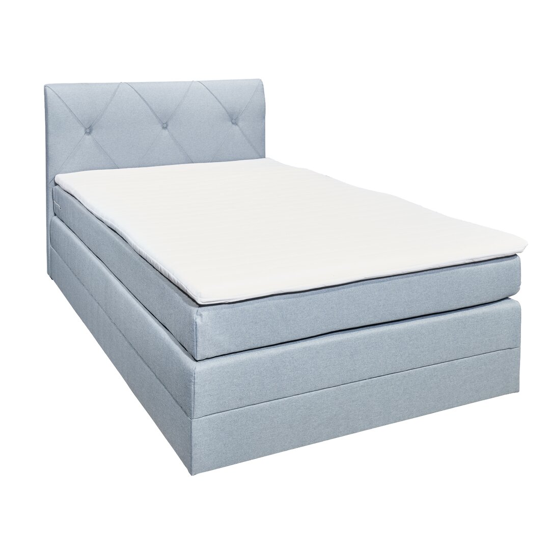 Boxspringbett Cimarr mit Topper und Bettkasten