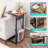 Height Adjustable Side Table With Charging