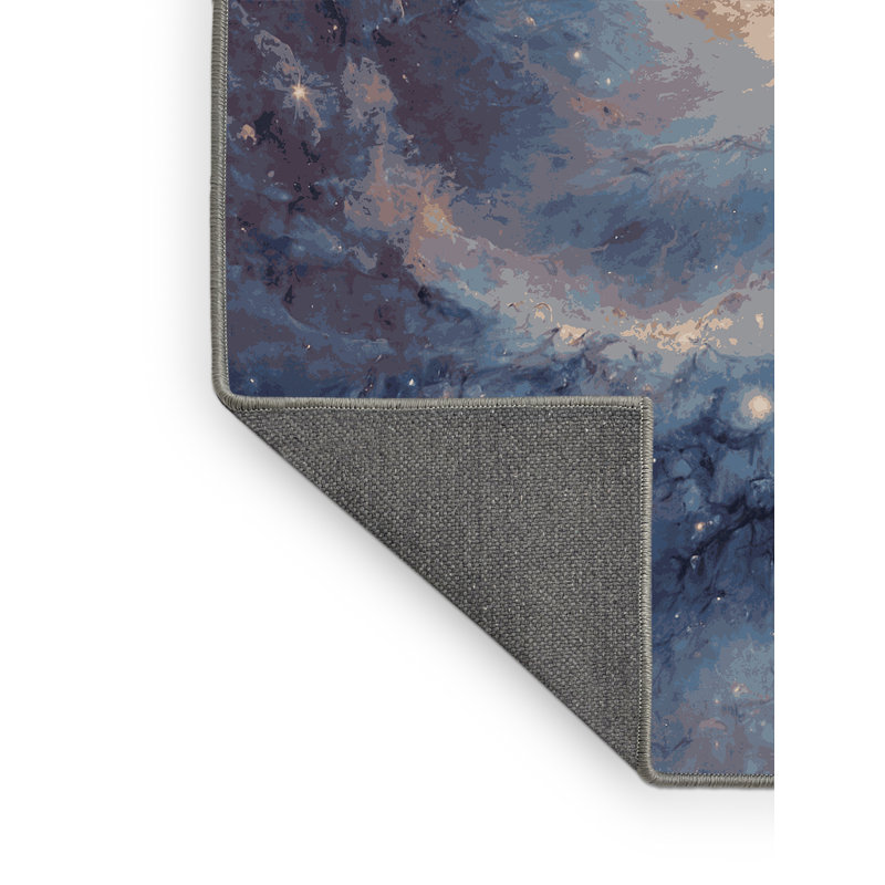 Tapis gris soyeux et moelleux, Rectangle 7 pi x 10 pi
