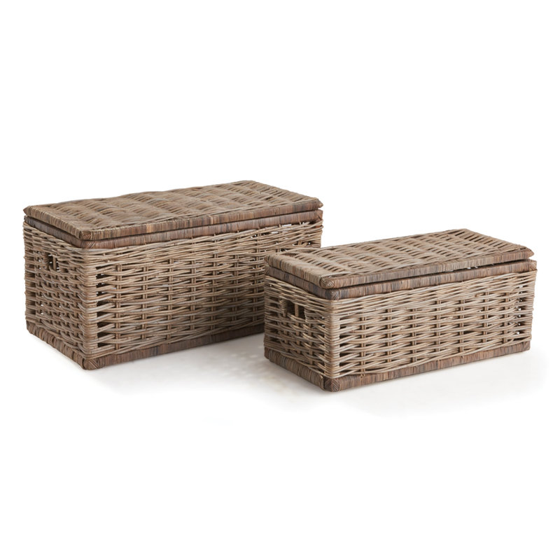 Damian Normandy Storage Trunk Gray