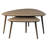 Nest of 2 Tables Triangular 39x27" and 27x20"-1845629442