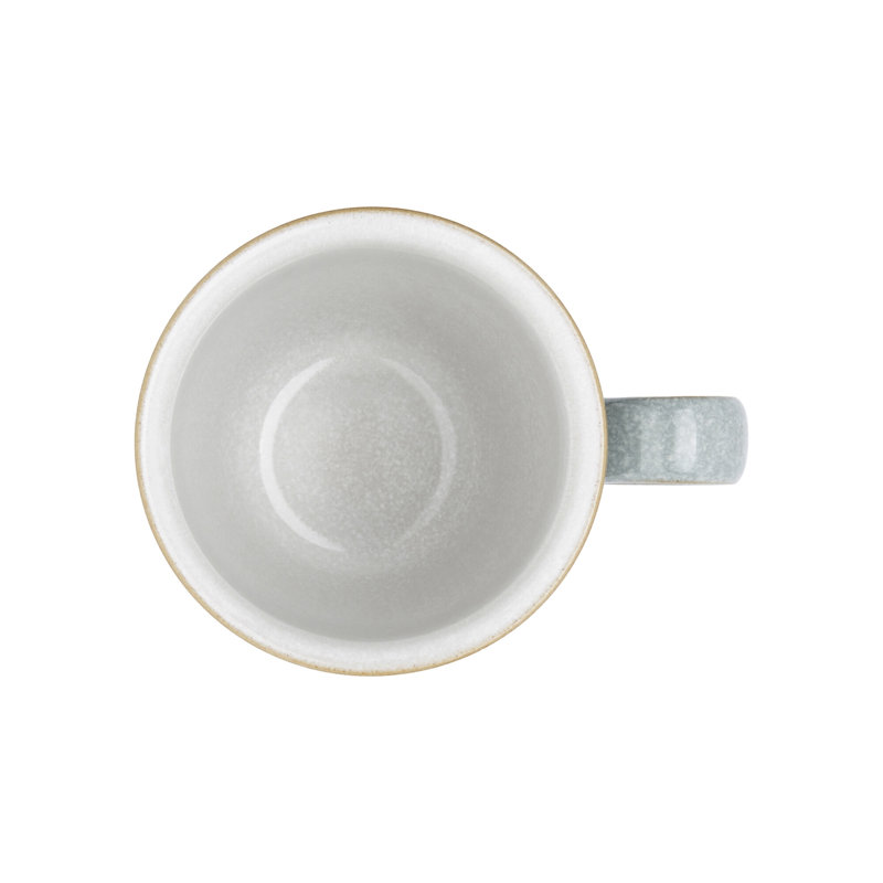 Elements Handmade Stoneware Coffee Mug, Light Gray