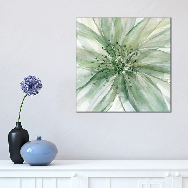 Macro Sage Flower Ii by Carol Robinson - Wrapped Canvas Painting, 45.72 cm H x 45.72 cm W x 1.91 cm D