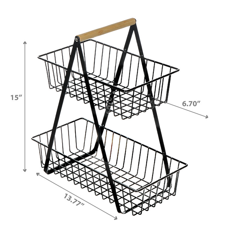 Porte-revues avec plateau en bois
