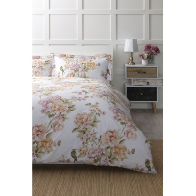 Aubrey Floral Duvet Cover Set with Pillowcases