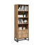 69" Wood Bookcase with Cabinet, 4-Tier Bookshelves Home Office Furniture-133406979