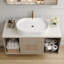Meuble-lavabo de salle de bain 22,8 po