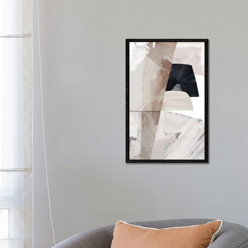 Smooth by Dan Hobday - Print on Canvas, 66.04cm H x 45.72cm W x 3.81cm D, Black Framed