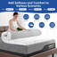 Surmatelas ferme 4 po avec housse en soie-1849950775