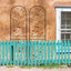 2 Pack Metal Garden Trellis Rustproof Trellis For Climbing Plants Outdoor Flower Support Bird Deco Black