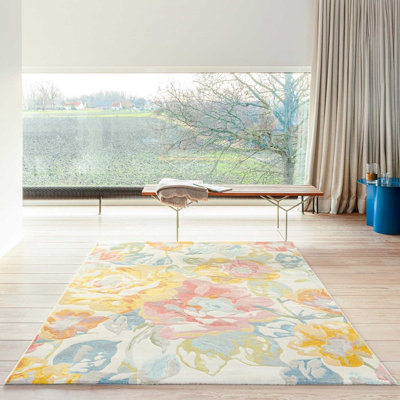 Deenya Rectangle Abstract Area Rug