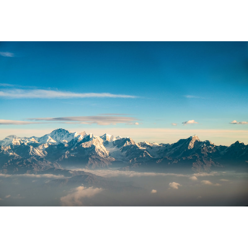 Mountain Peak In Himalaya by LeoPatrizi - No Frame Art Prints on Canvas, 30cm H x 46cm W