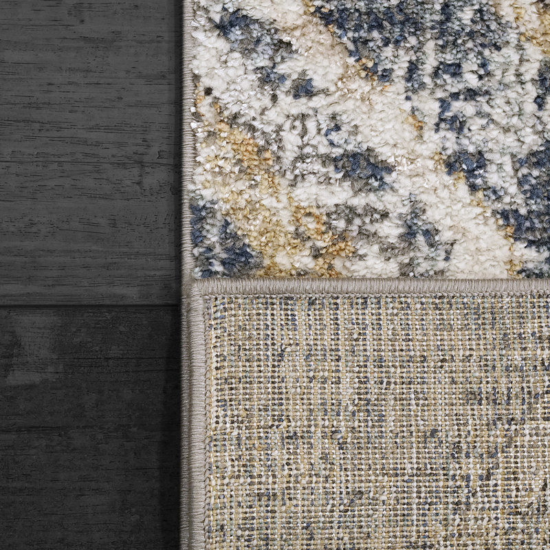 Geometric Indoor Rug, Rectangle 3'11" x 5'7"