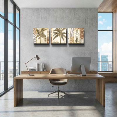 « Serengeti III » de NBL Studio, triptyque mural, 137 x 46 cm