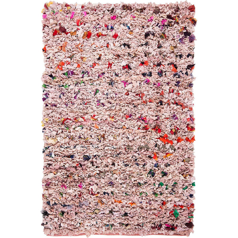 Cudney Shag Hand Woven Performance Rug, Rectangle 5' x 8'