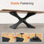 Base de table basse en métal Xerxes