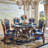 Luxury Carved Round Marble Dining Table