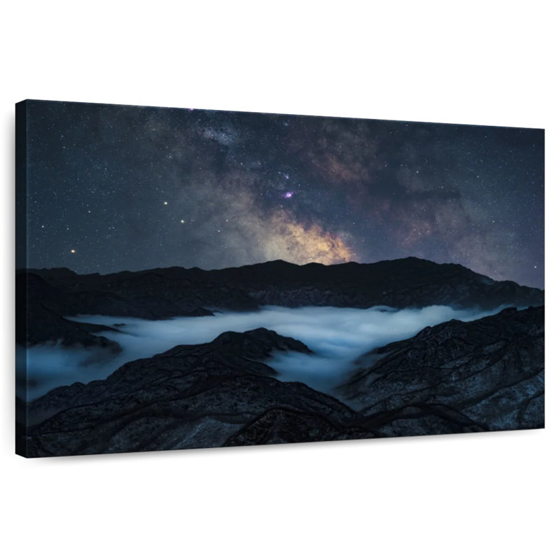 Oberle Milky Way Over Mountains