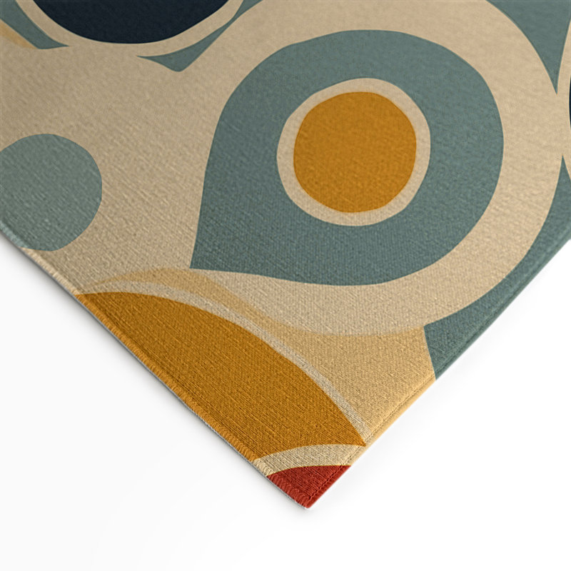 Tapis intérieur et extérieur Retro Pop, Rectangulaire 2 pi x 3 pi
