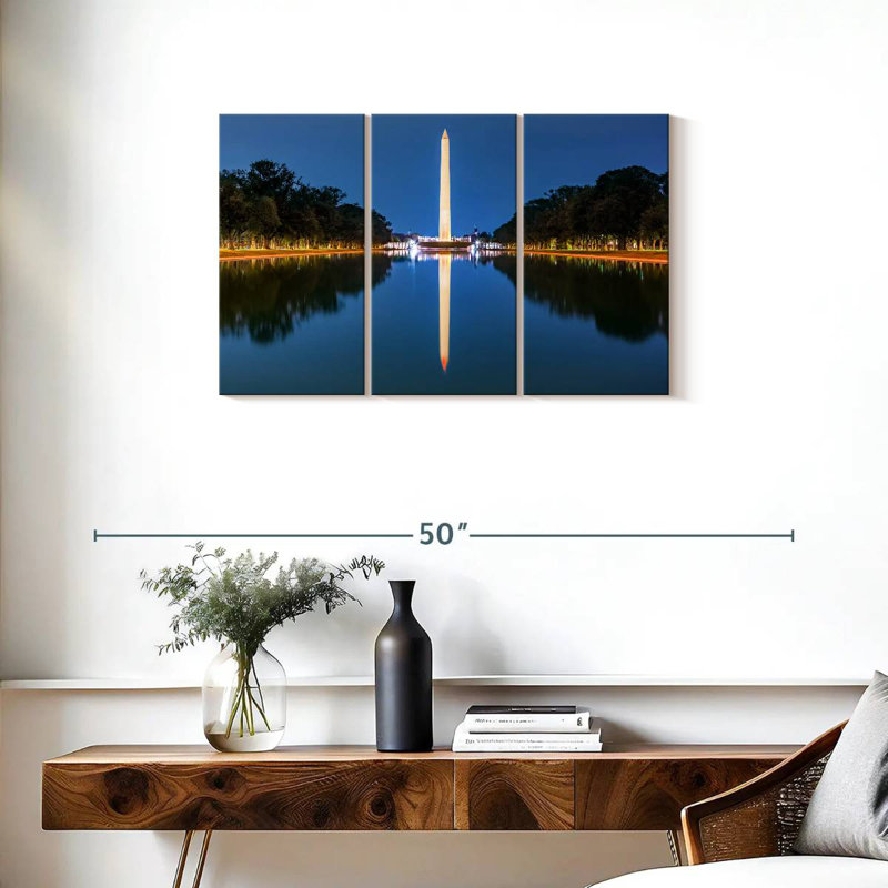 Lilie Washington Monument Reflection, 20" H x 33" W