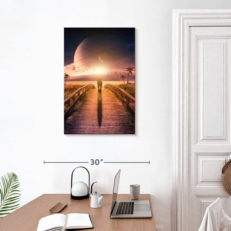 Brampt Walking To Nowhere, 30" H x 20" W