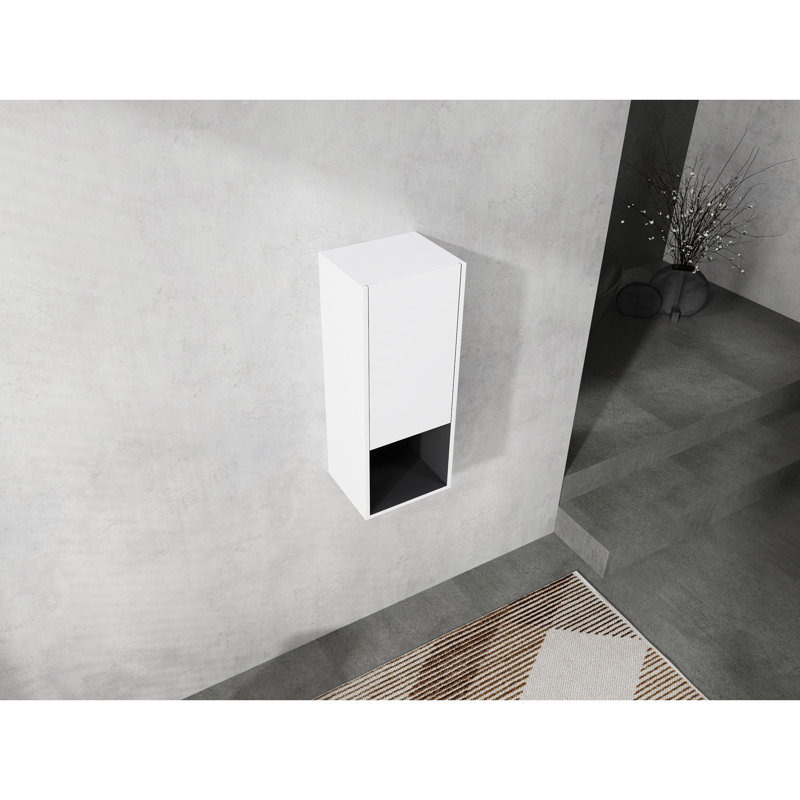 Float Mounting Design Bathroom Side Cabinet