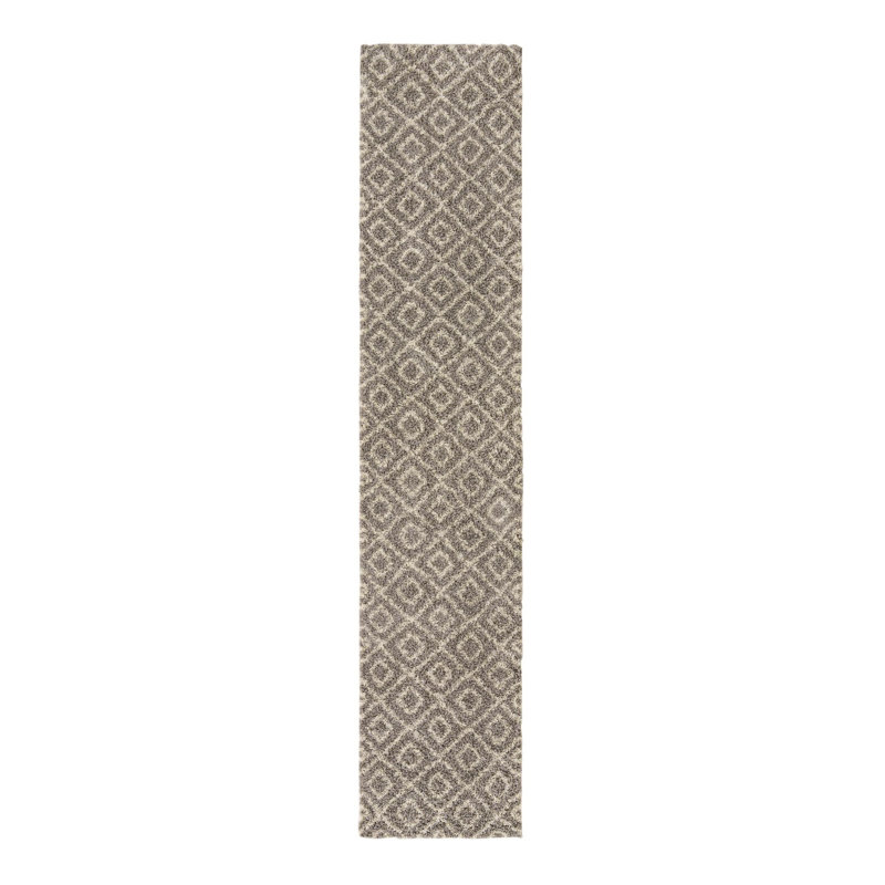 Azbill Geometric Indoor Rug, Runner 3'3" x 16'5"
