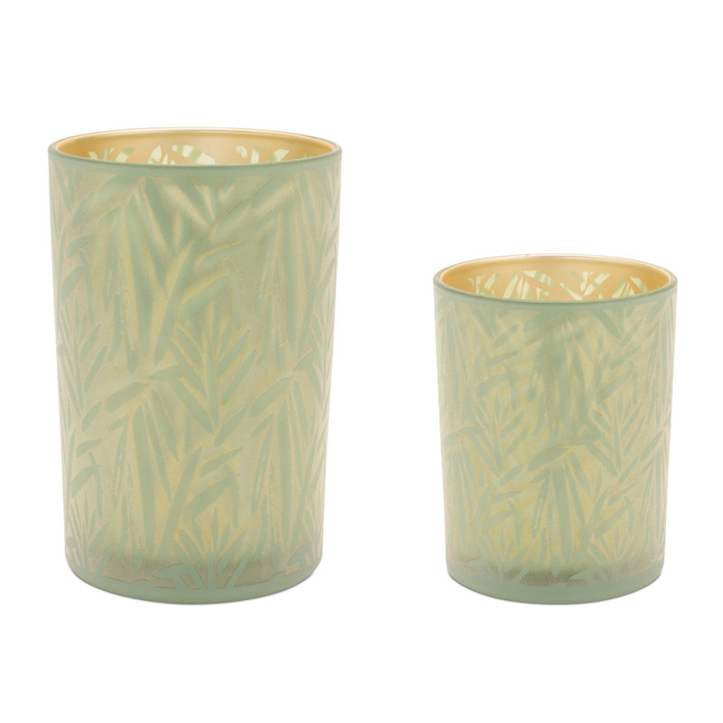 Tropical Patterned Candle Holder