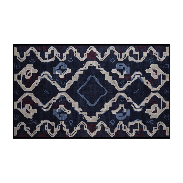 Tapis gris lavable à la machine