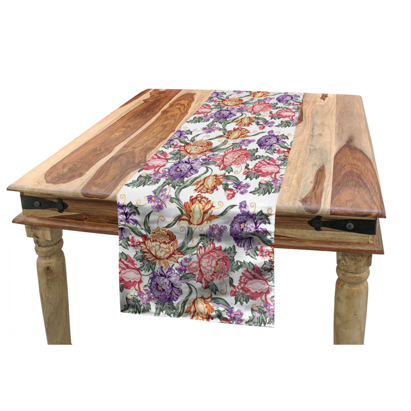 Floral Table Runner, 72" x 16"