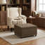 Polyester Upholstered Storage Bench-840463240