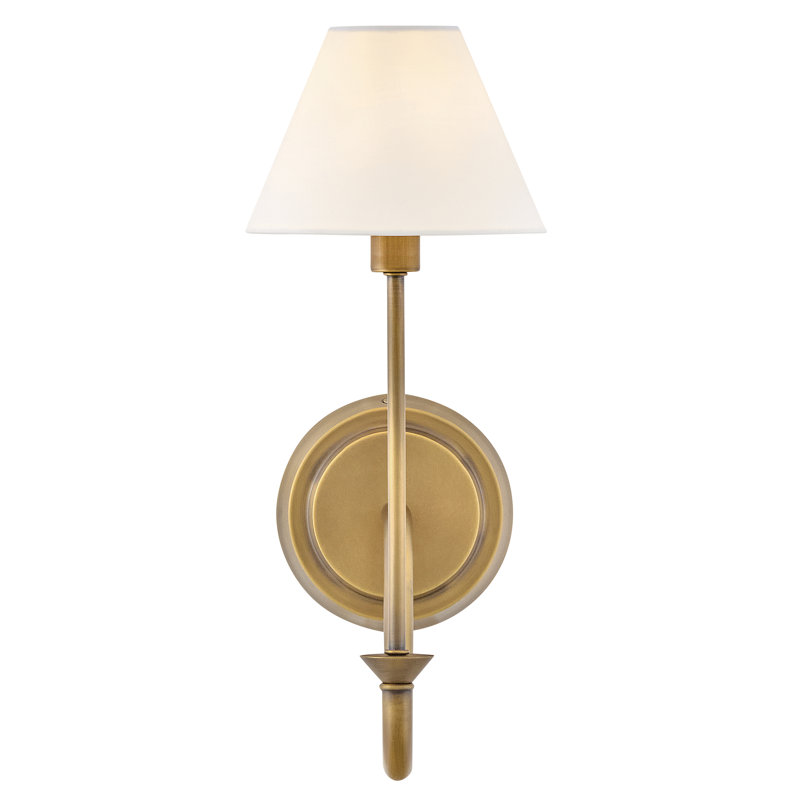 Greta Linen Wall Sconce by Hinkley, Gold
