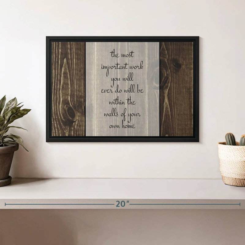 Œuvre typographique Tergel, H 9 po x l 13 po