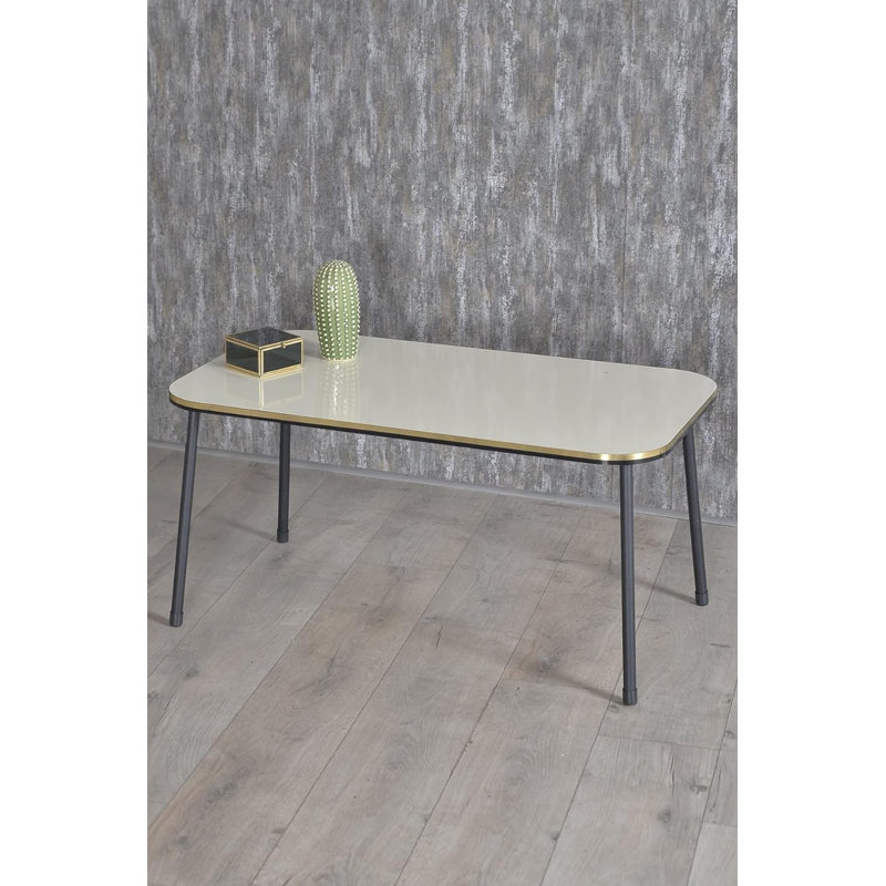 Aryana Living Room Table Set, Cream White