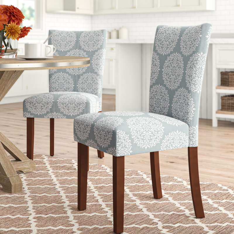 Cocar 20.5'' H Dining Chair, Sky Blue Medallion