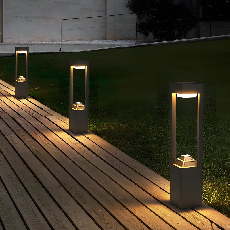 Solar Powered Integrated LED Pathway Light