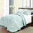 4 Piece Damask Oversized Embroidery Bedspread Set-1629558983-1629559026