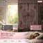 2 pièces de rideaux à motif d'arc rose, style mignon et doux, utilisation de la pièce, impression d'anneaux décoratifs, Kawaii pour chambre à coucher-294661139