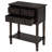Narrow Console Table, Slim Sofa Table With Three Storage Drawers And Bottom Shelf For Living Room, Easy Assembly-1520459617