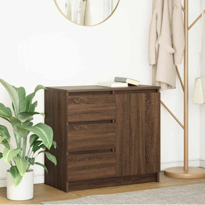 Sideboard With Drawer 71X35x65 Cm Engineered Wood