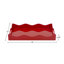 Plateau festonné Spangle - rouille-16426961