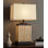 Abat-jour tambour en soie H 11 po x l 16 po