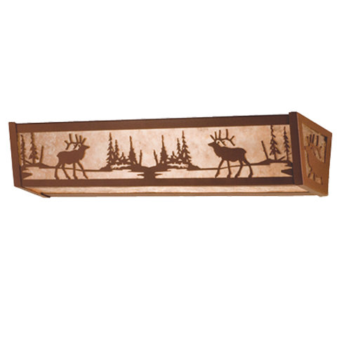 Rustic Lodge 4 - Light Bath Bar, 30"