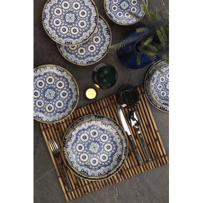 Piece Porcelain China Dinnerware Set - Service for 6
