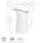 Nicola Spring - White Farmhouse Water Jugs - 1 Litre - Set of 3
