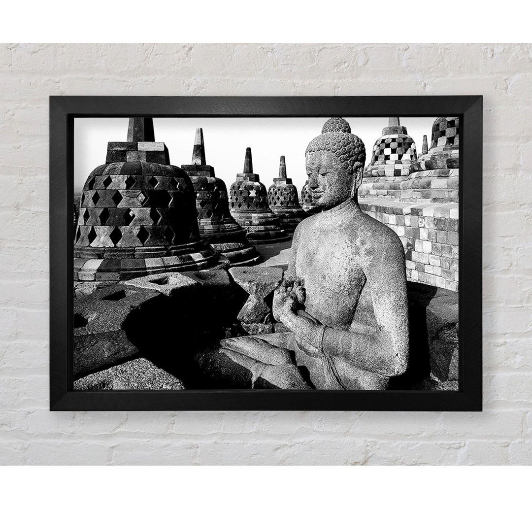 Peaceful Buddha Home - Einzelne Bilderrahmen Kunstdrucke