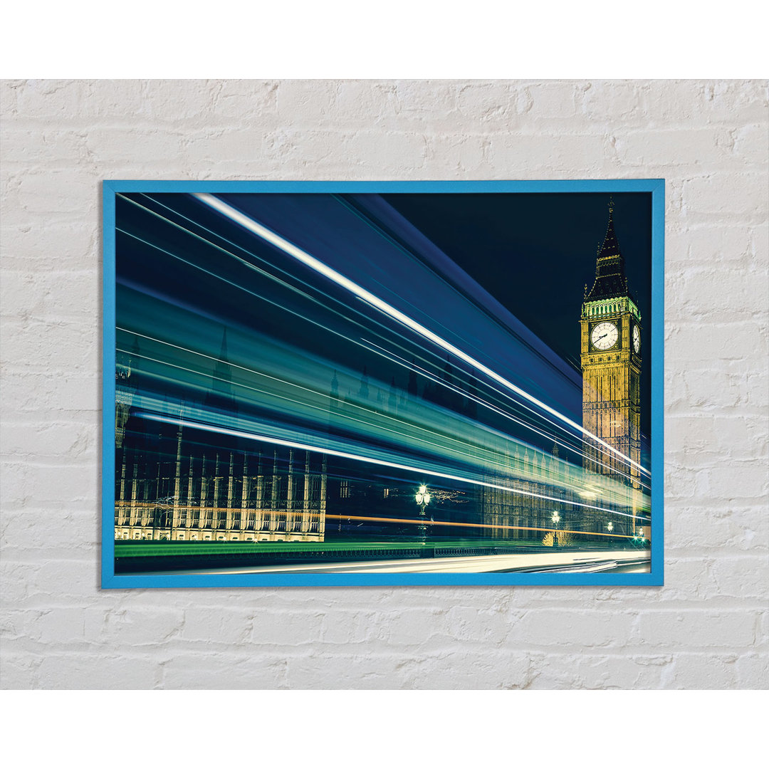 Big Ben Speed Of Light 6 - Einzelne Bilderrahmen Kunstdrucke