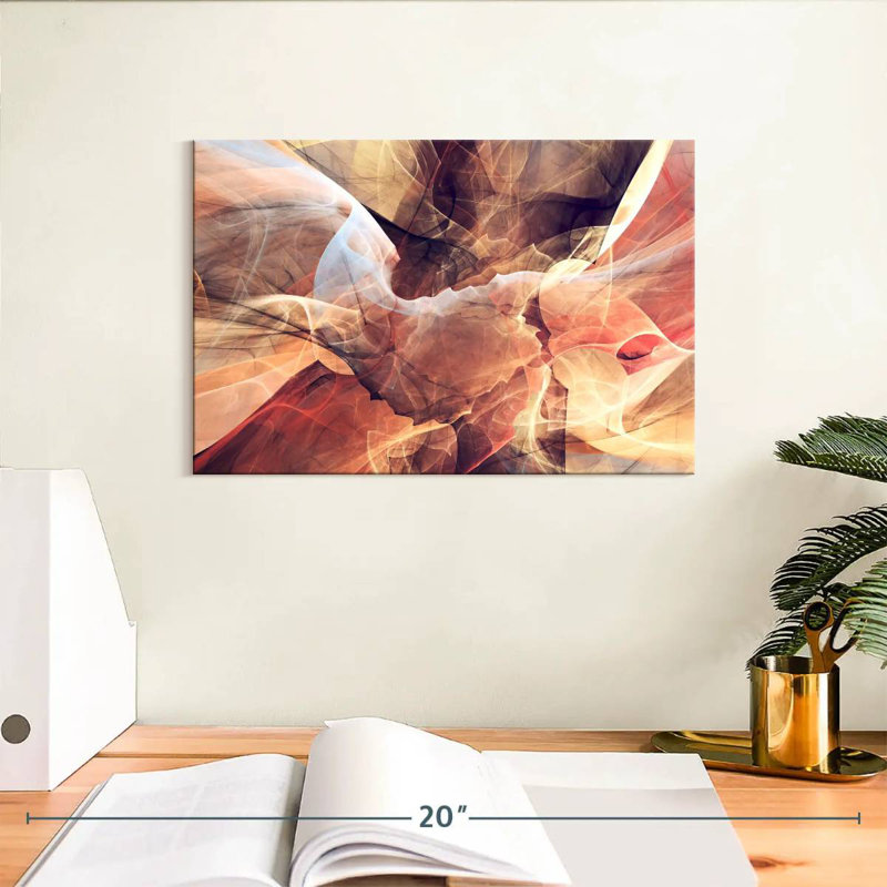 Avery Blazing Rays Dynamic Abstract, 8" H x 12" W