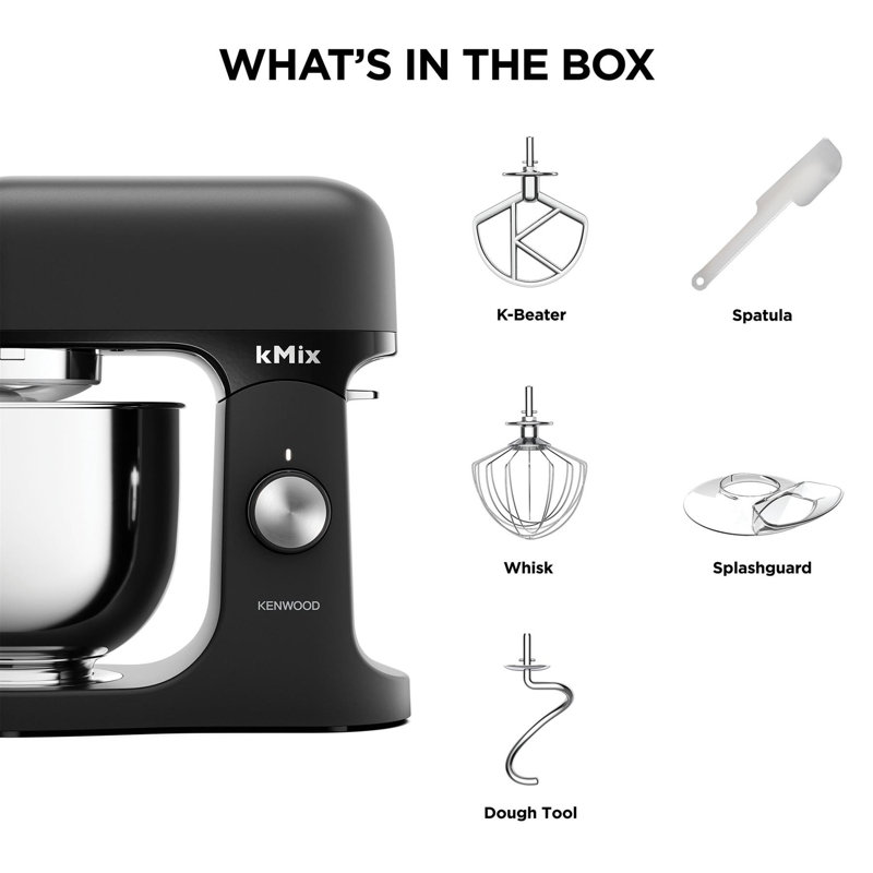 Kenwood 10 Speed 5L Stand Mixer, Black