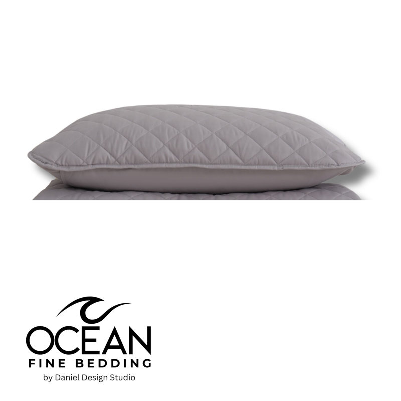 OCEAN FINE BEDDING Sham, Gray, Queen